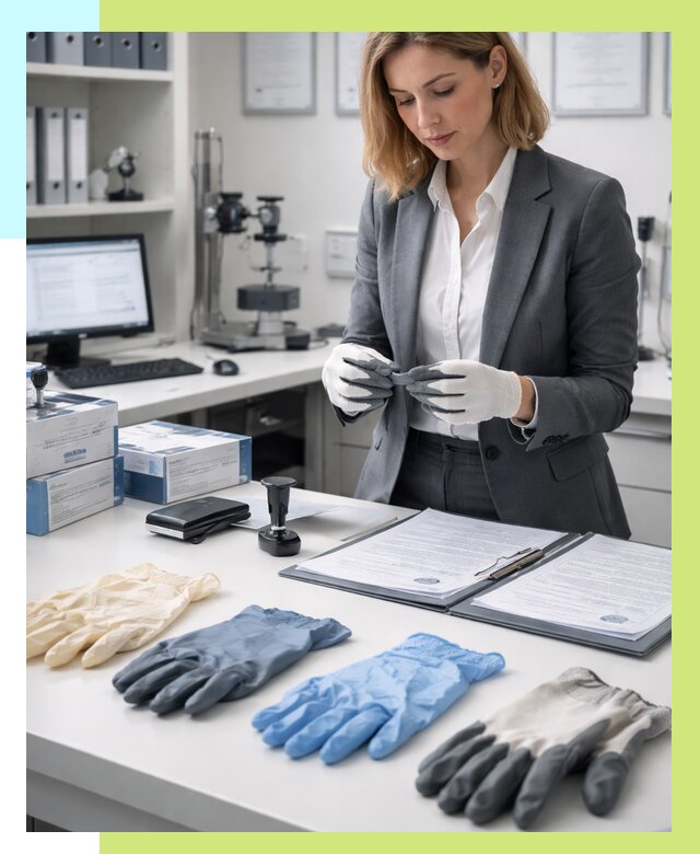 Сертификация перчаток в Мценске от 8608 р. | Алешин-Мцн