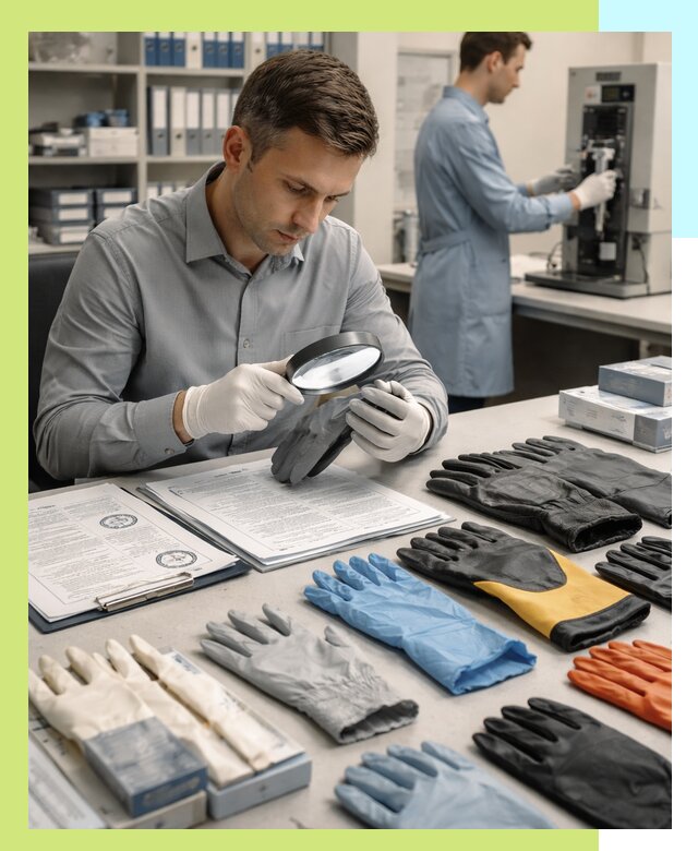 Сертификация перчаток и средств защиты продукции в Мценске