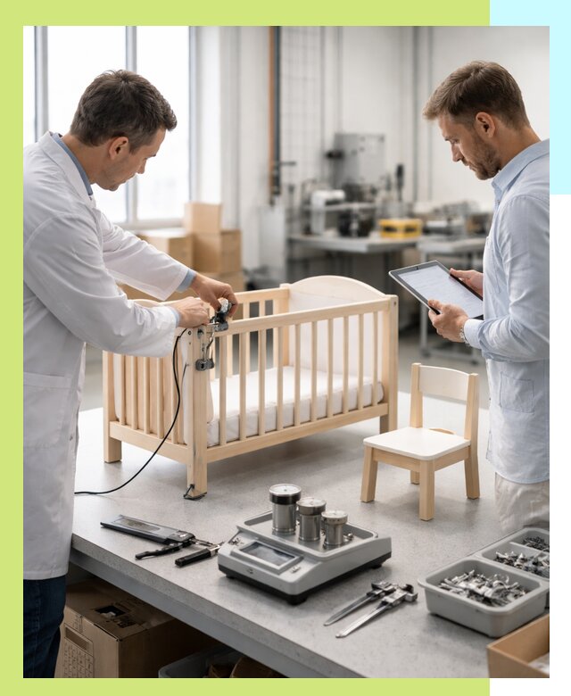 Сертификация детской мебели и проверка безопасности в Мценске