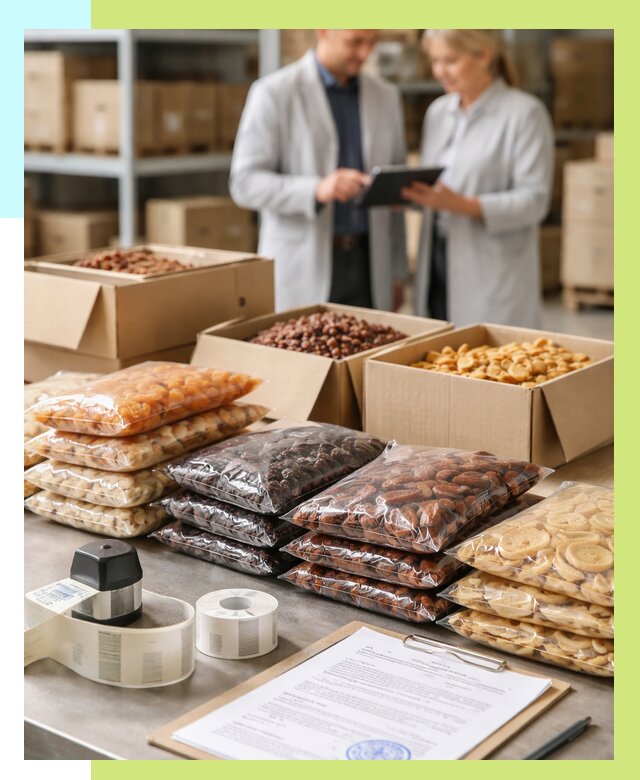 Сертификация сухофруктов в Мценске от 12152 р. | Алешин-Мцн под ключ