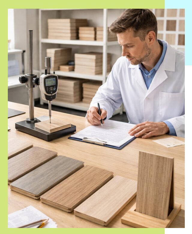 Сертификация ламината с испытаниями и оформлением документов в Мценске