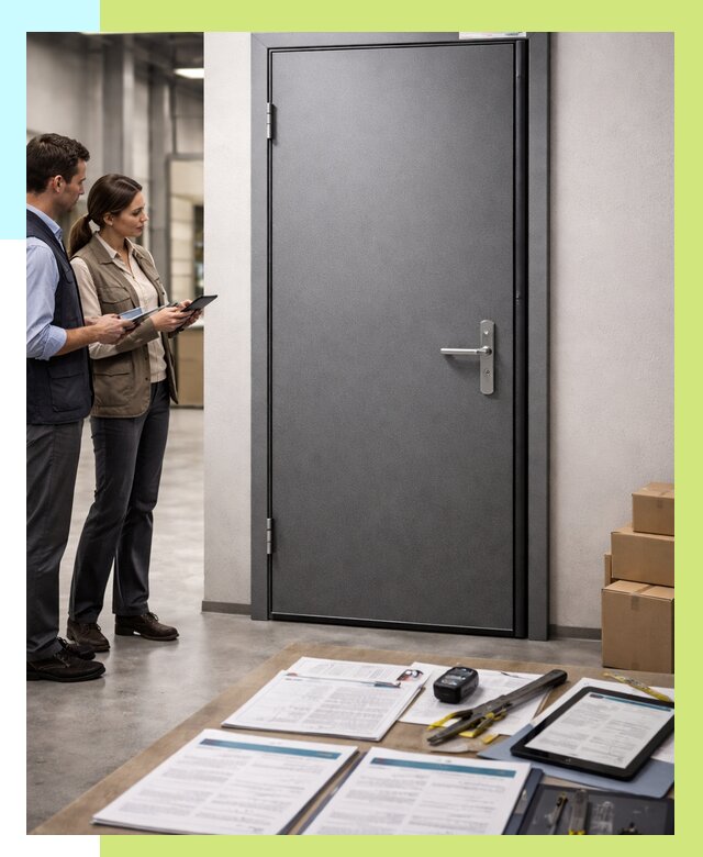 Сертификация противопожарных дверей в Мценске от 9114 р. | Алешин-Мцн