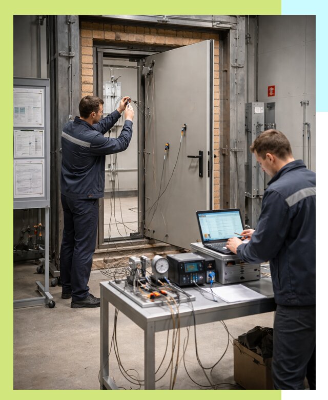 Сертификация противопожарных дверей в Мценске по ГОСТ и ТР