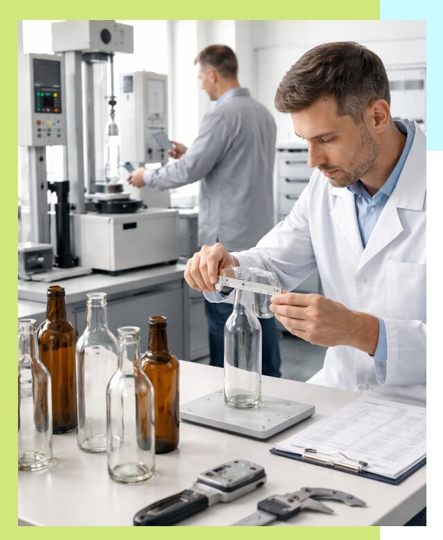 Сертификация стеклянных бутылок и сопутствующей упаковки в Мценске