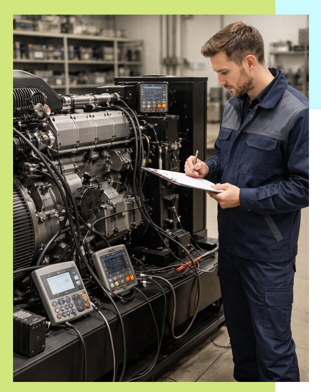 Сертификация дизельных генераторов и их оборудования в Мценске
