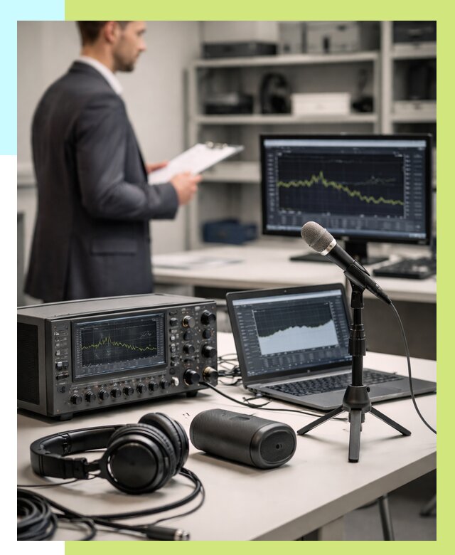 Сертификация аудиотехники в Мценске от 15191 р., Алешин-Мцн