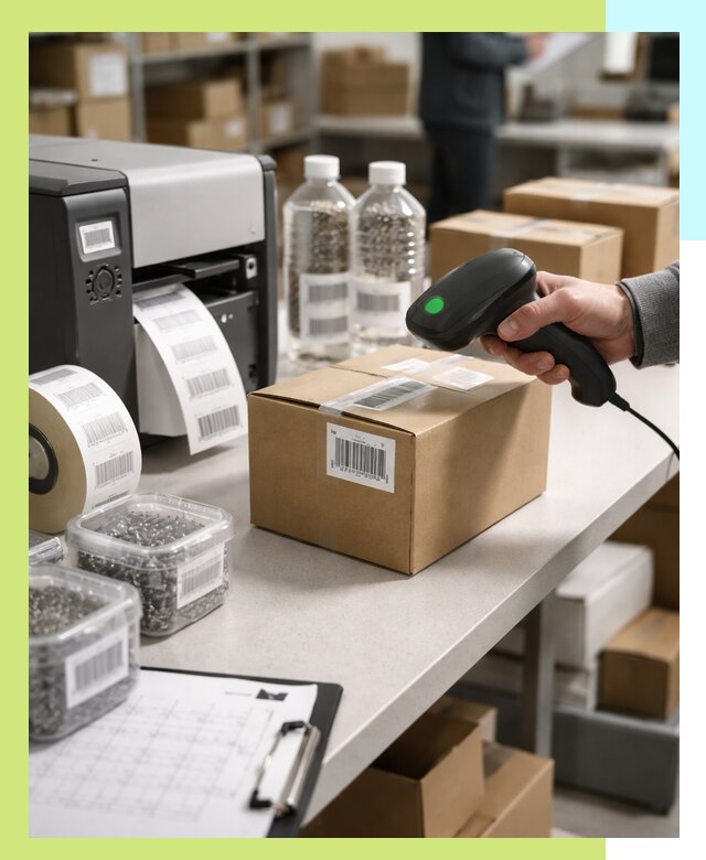 Штрихкодирование продукции и маркировка для продажи в Мценске