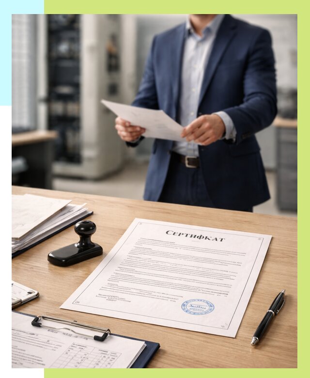 Сертификат на оборудование в Мценске от 15191 р. | Алешин-Мцн