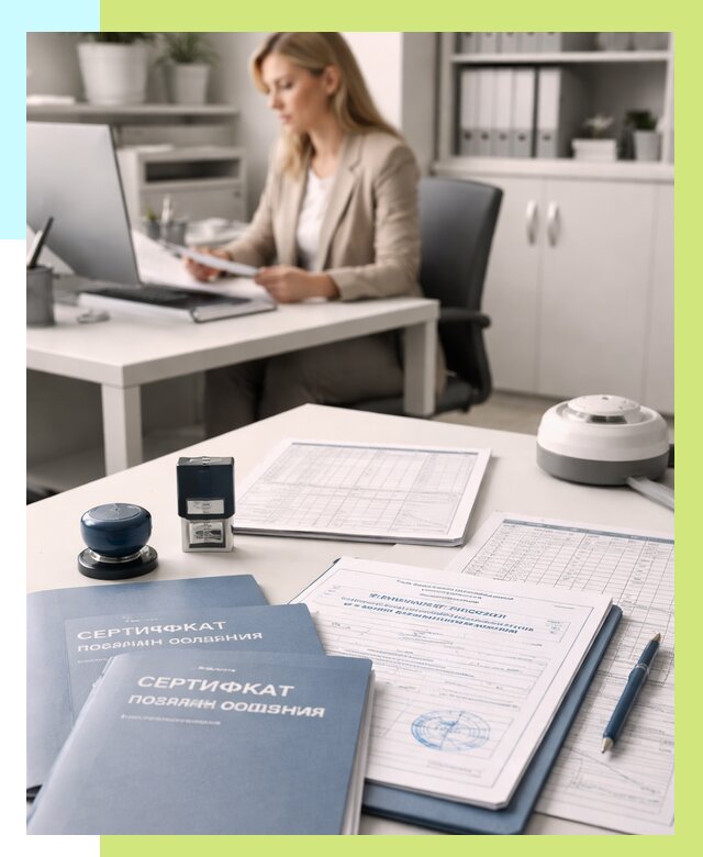 Сертификаты пожарной безопасности в Мценске от 15191 р. | Алешин-Мцн