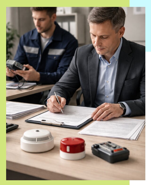 Получение добровольного пожарного сертификата в Мценске