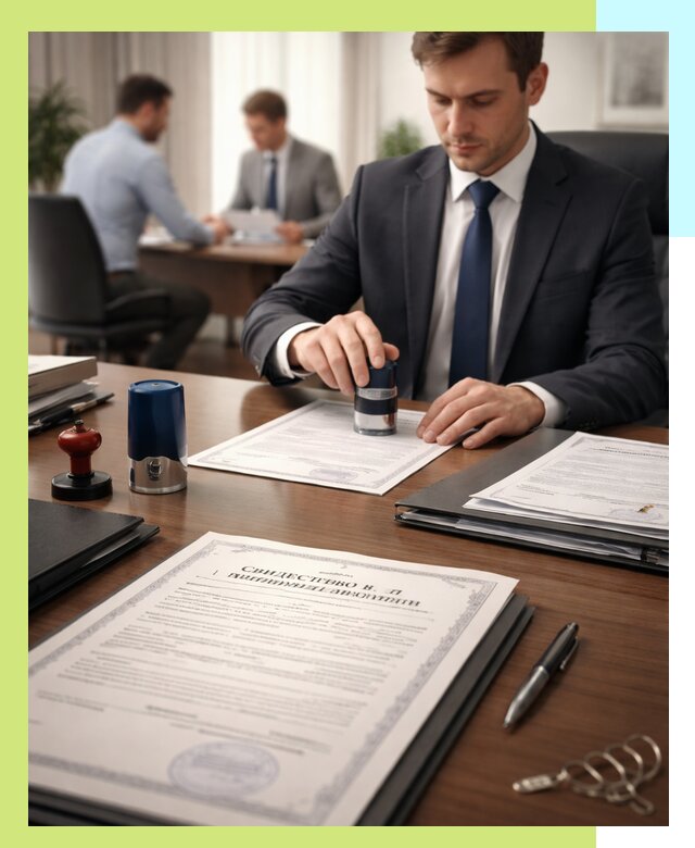 Оформление свидетельства о государственной регистрации в Мценске