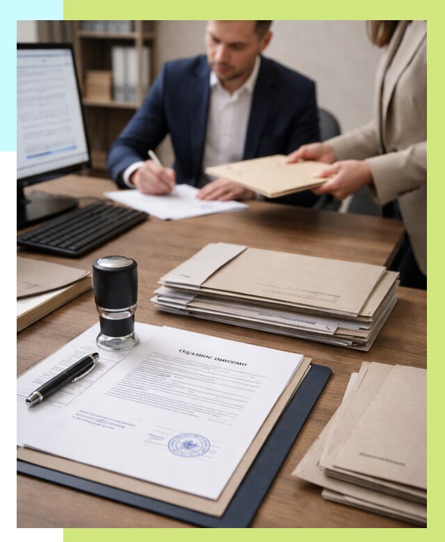 Отказное письмо для таможни в Мценске от 3038 р, Алешин-Мцн