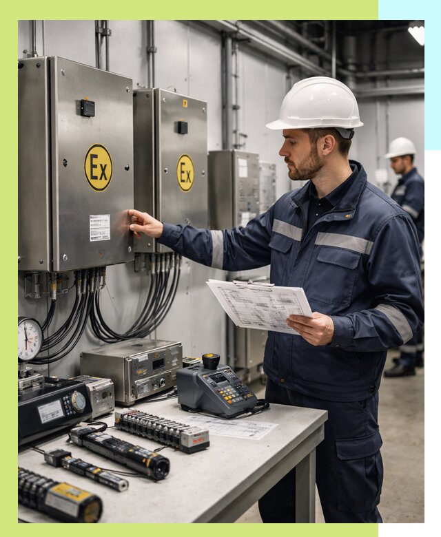 Сертификат взрывозащиты промышленного оборудования в Мценске