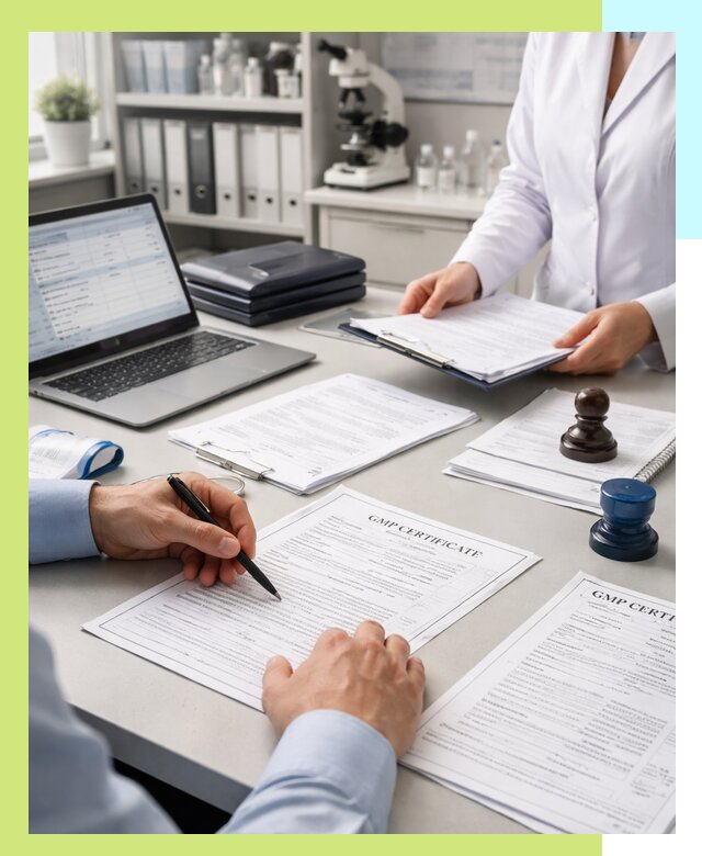 Оформление сертификата GMP в Мценске для фармпроизводства