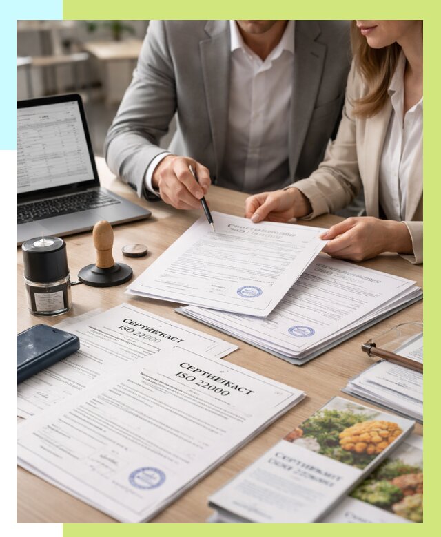 Сертификат ISO 22000 в Мценске от 40508 р. под ключ | Алешин-Мцн