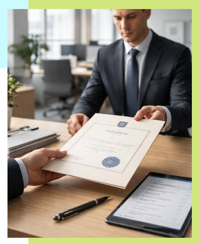 Сертификат ISO 30301 в Мценске от 35445 р. | Алешин-Мцн - под ключ