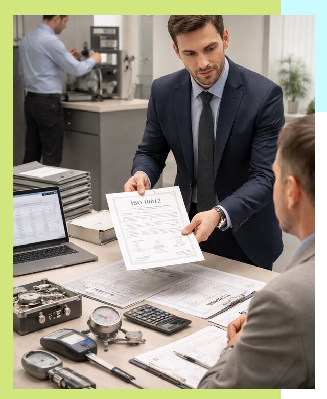 Выдача сертификата ISO 10012 по требованиям метрологии в Мценске