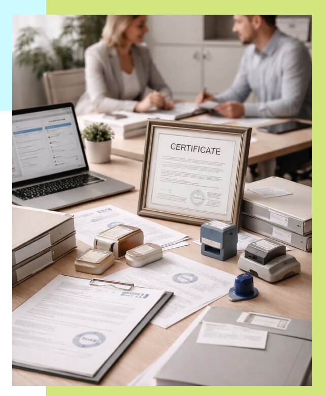 Сертификация компании в Мценске от 45572 р. | Алешин-Мцн — заказ